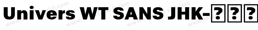 Univers WT SANS JHK字体转换
